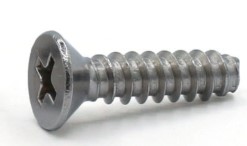 #8 X 3/4" PHILLIPS FLAT HEAD TAPPING SCREW TYPE-B BLUNT POINT 18-8 STAINLESS